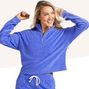 French Terry Peloton Quarter Zip